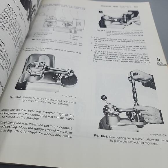 Volkswagen Official Service Manual for Station Wagon Bus 1968-1979 Good - Picture 12 of 14